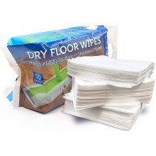 Pack 50 Static Floor Mop Dry Refill Wipes Cloth Dust Laminate Flooring