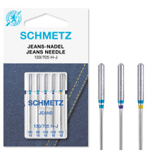 (Jeans (Denim), Size: Assorted 90/14, 100/16 and 110/18) Schmetz Sewing Machine Needles, 5pk