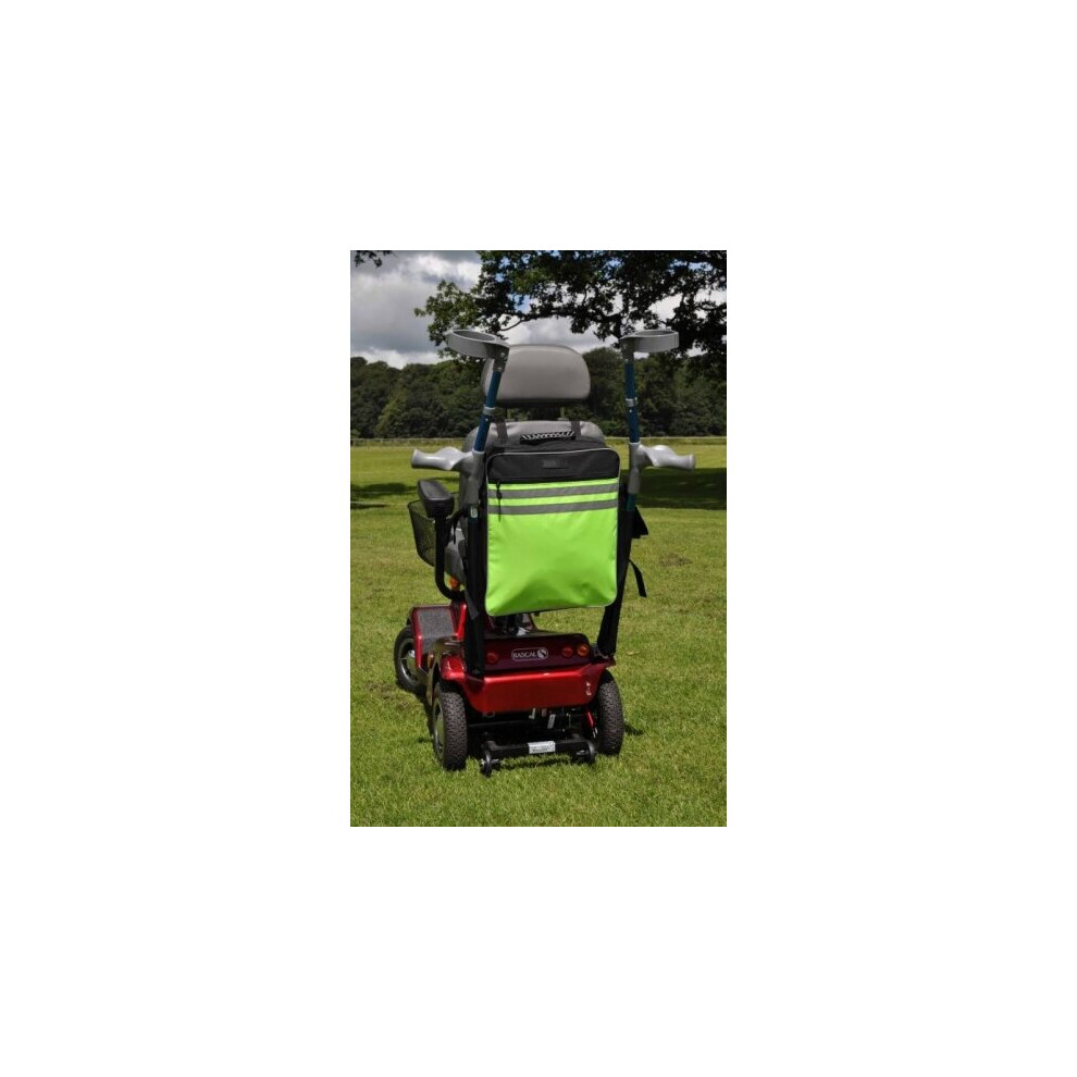 Able2 Wheelchair & Scooter Crutch/Walking Stick Bag - Hi,Vis