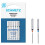 Schmetz ELx705 Overlock Serger Sewing Machine Needles - Sizes 80/12 (2) & 90/14 (3) 1