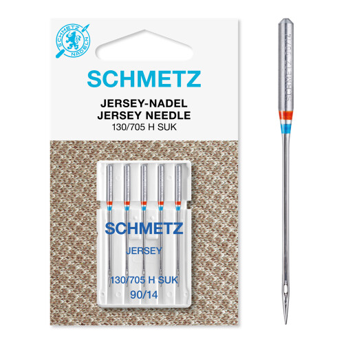 (Jersey (Ball Point), Size: 90/14) Schmetz Sewing Machine Needles, 5pk