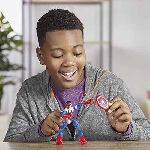 Marvel Marvel Avengers Captain America Bend & Flex - Board Game 2