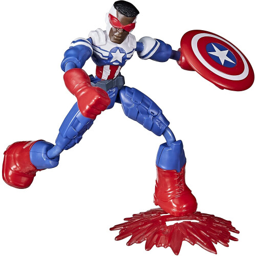 Marvel Marvel Avengers Captain America Bend & Flex - Board Game