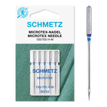 Schmetz Microtex Sharp Machine Needles-Size 14/90 5/Pkg