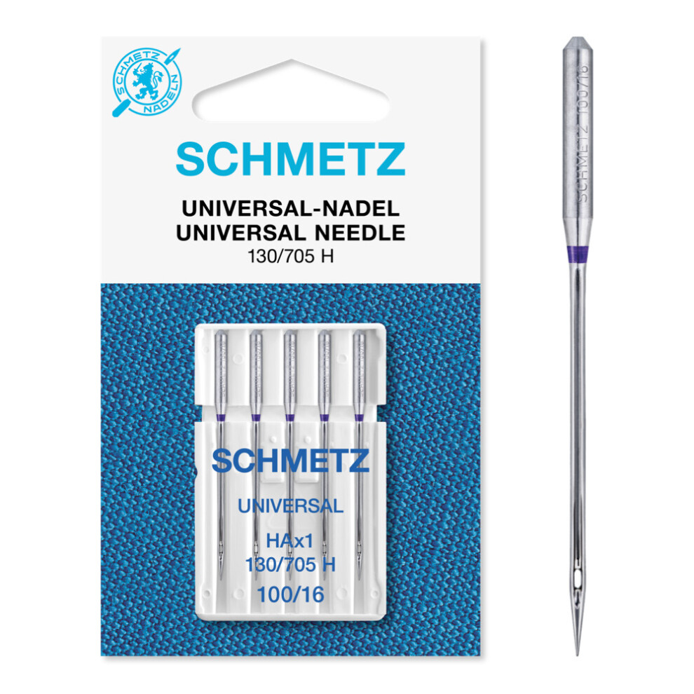 Schmetz Universal Sewing Machine Needles - Size 100/16, 5/Pkg
