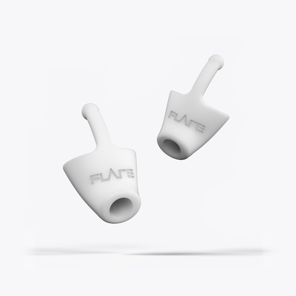 Calmer (Standard, White) Calmerâ® Nights Ear Plugs Protectors Flare Audio