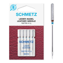 Schmetz Leather Machine Needles-Size 14/90 5/Pkg