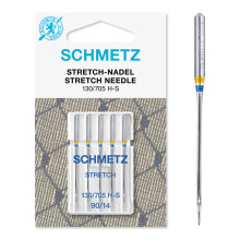 Schmetz Stretch Sewing Machine Needles - Size 90/14, 5/Pkg