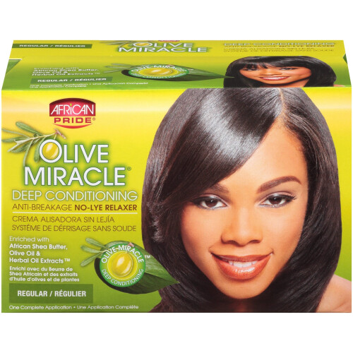African Pride Miracle Deep Conditioning No-Lye Relaxer Regular