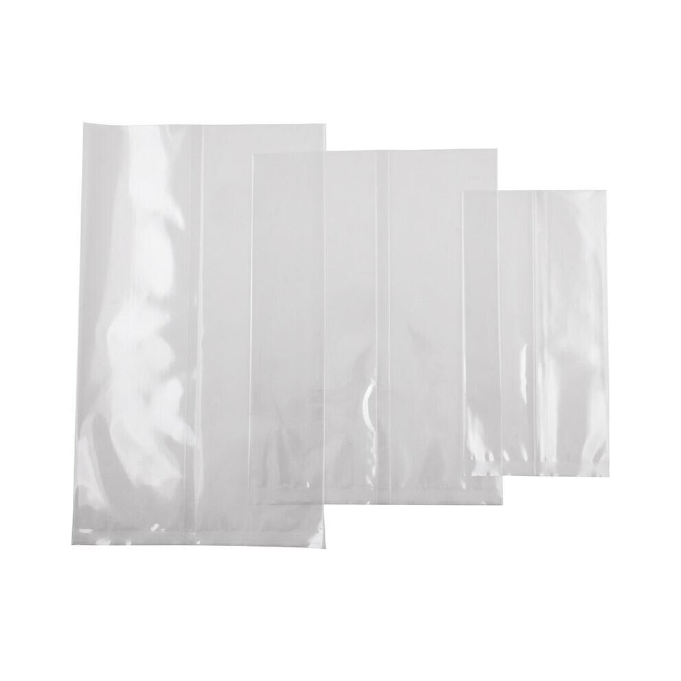 (175mm x 300mm, 200) Back Seal Bags Poly Bags Clear Heat Sealable Various Sizes and Pack Sizes