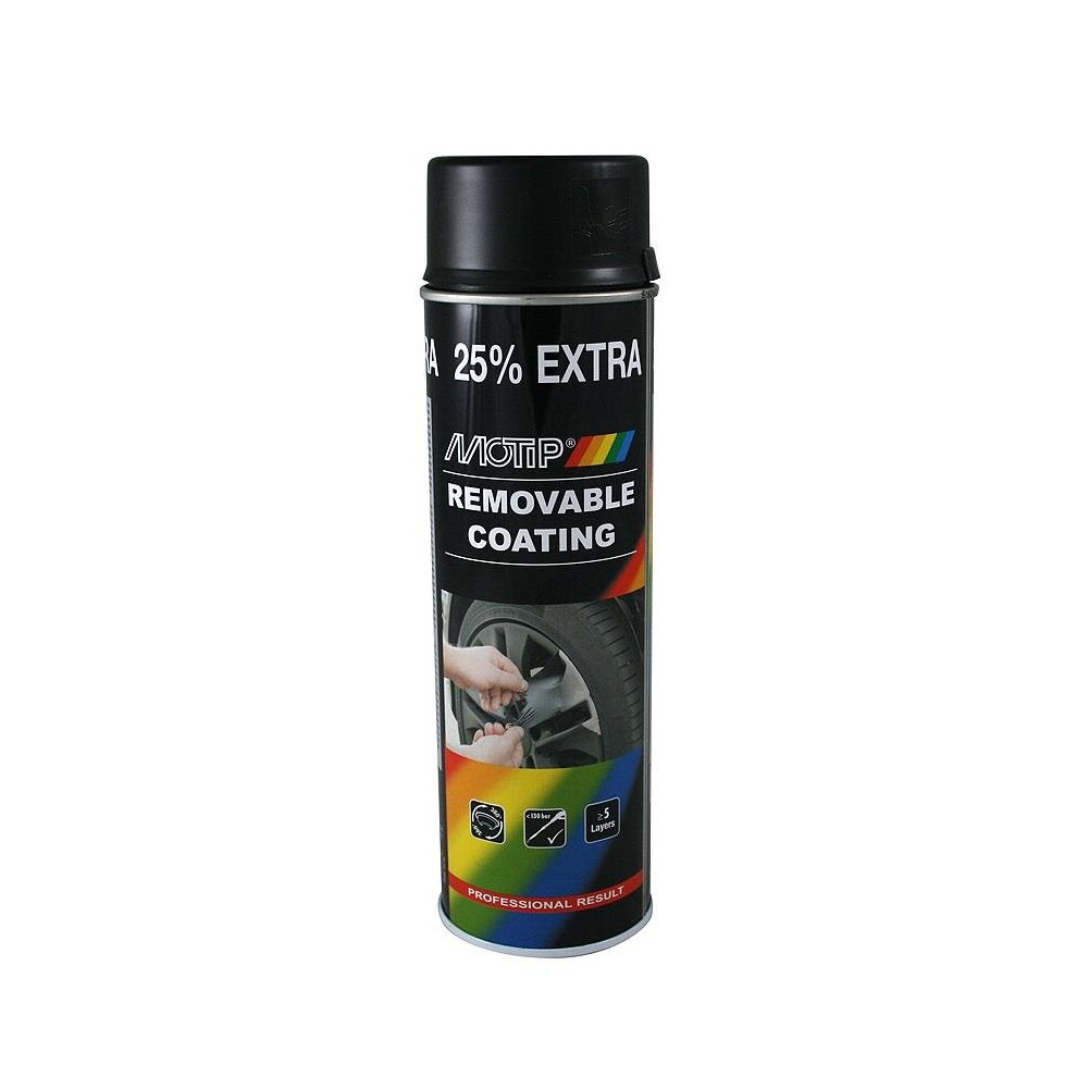 Sprayplast Black Matt Stripable Paint 500ml