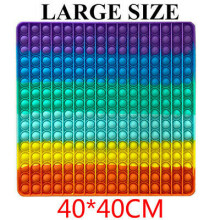 40CM Big Jumbo Pop Its Fidget Toys Clip Finger Silicone Bubble Squeeze