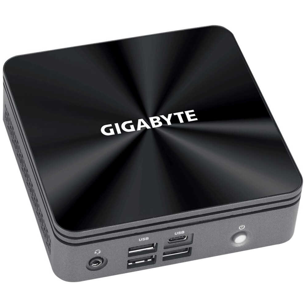 Gigabyte GB-BRI7-10710 PC/workstation barebone Black BGA 1528 i7-10710U 1.1 GHz