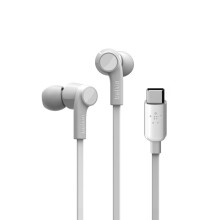 Belkin ROCKSTAR Headphones In-ear USB Type-C White