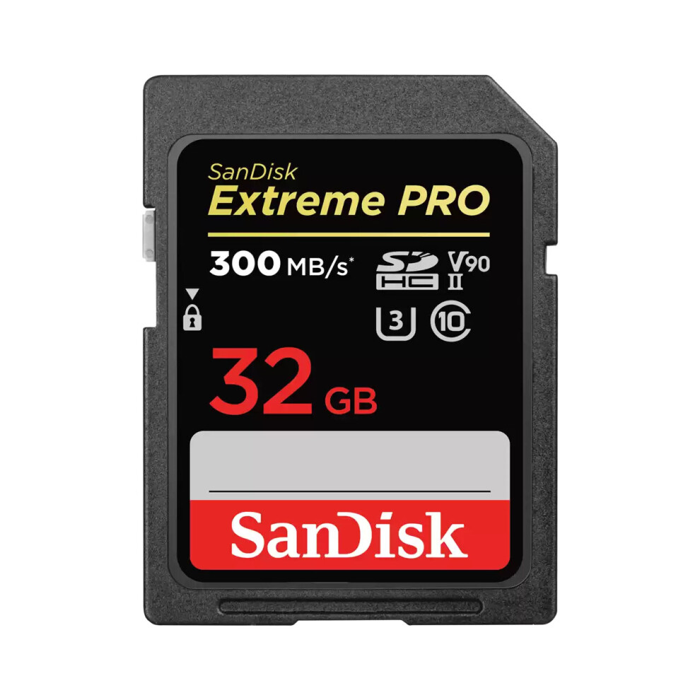 Sandisk Extreme Pro 32GB Sdhc Memory Card Up To 300Mb/S, UHS-II, Class 10, V90, U3-image