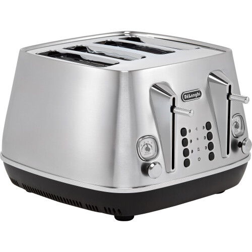 De'Longhi De'Longhi Distinta X CTI4003.M 4 Slice Toaster - Silver