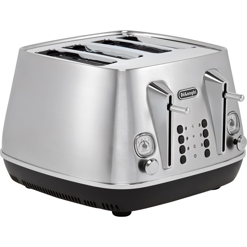 De'Longhi Distinta X CTI4003.M 4 Slice Toaster - Silver