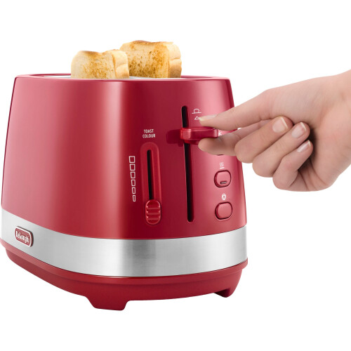 De'Longhi De'Longhi Active Line CTLA2003.R 2 Slice Toaster - Red