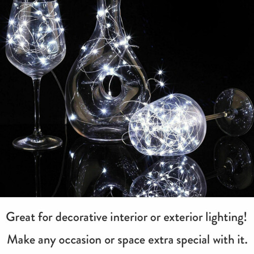 (Red) 5Pcs LED Cork with 10 Lights on a String Bottle Stopper, Lamp, Light, Wedding, Event 2