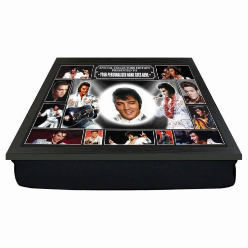Personalised Icon Legend Elvis Presley Cushion Lap Tray Gift
