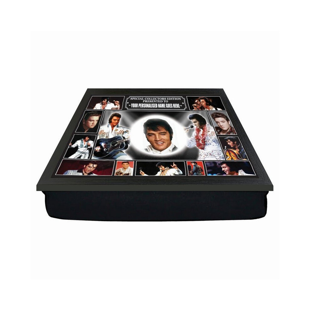 Personalised Icon Legend Elvis Presley Cushion Lap Tray Gift