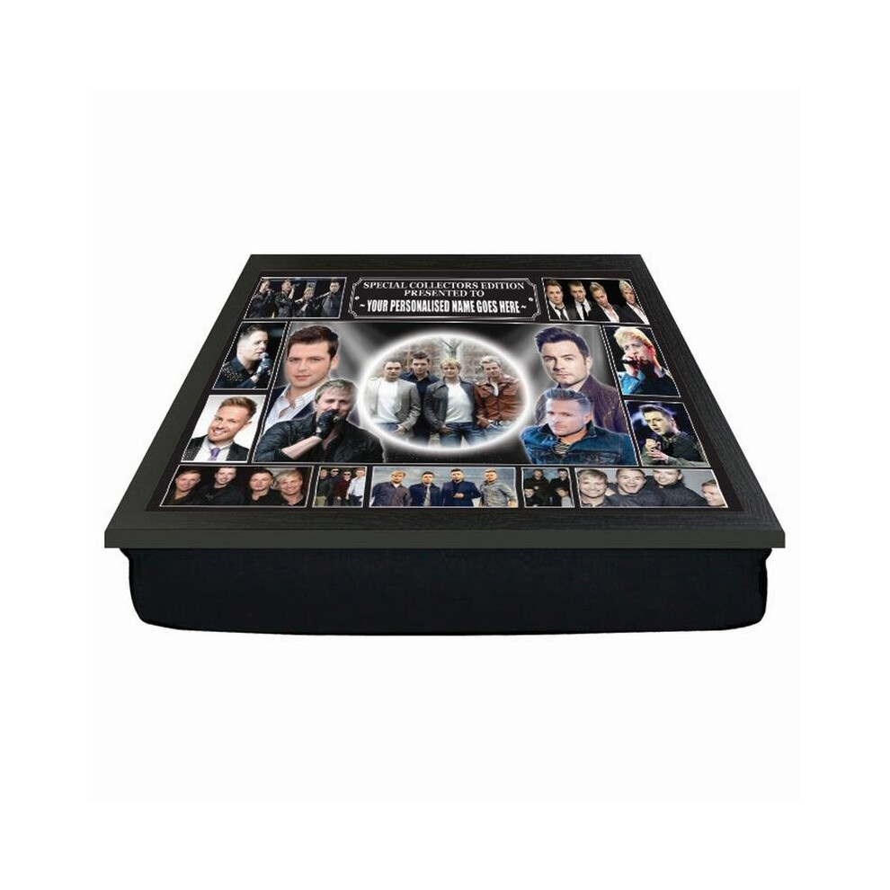 Personalised Icon Legends Westlife Cushion Lap Tray Gift