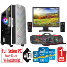 Fast Gaming PC Bundle  Core i3 8GB RAM 1TB GT730 2GB WHITE DIAMOND - Refurbished