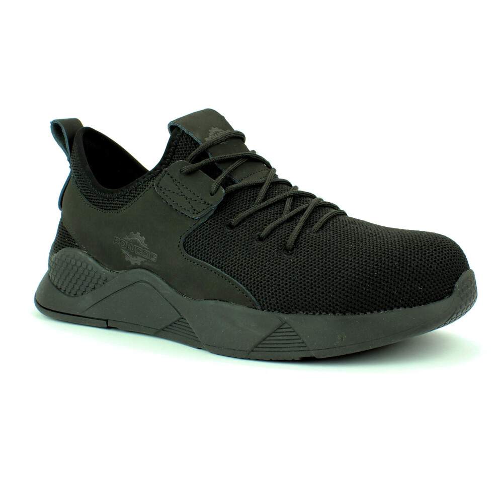(Triple Black, 10 (Adults')) Lightweight Safety Work Trainers Men Women - Steel Toe Caps, Midsole