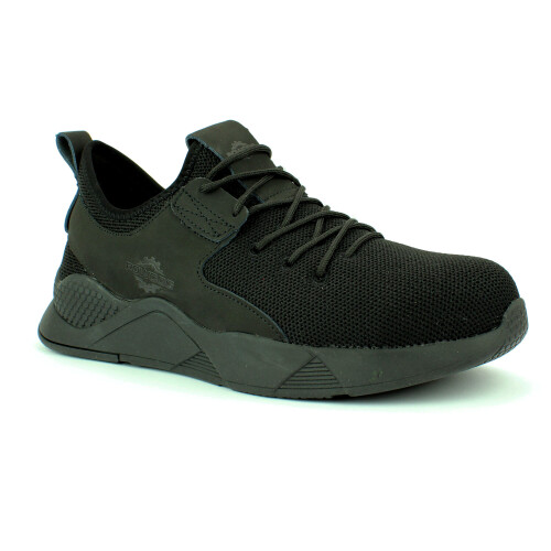 (Triple Black, 11 (Adults')) Lightweight Safety Work Trainers Men Women - Steel Toe Caps, Midsole