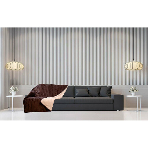 MYLEK Mylek Heated Electric Reversible Throw Blanket 2