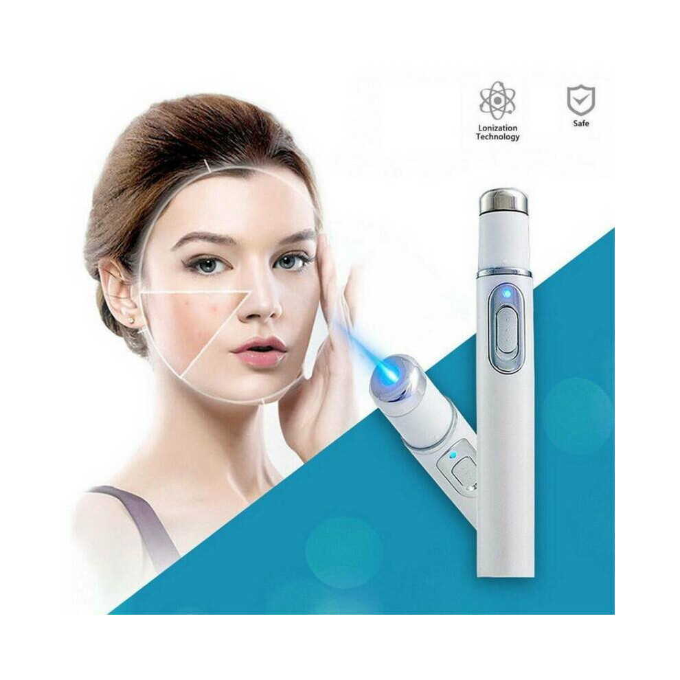 Useful Acne Laser Pen Wrinkle Skin Spot Removal Blue Light Spider Vein Eraser