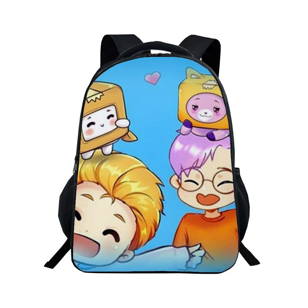 (17) Lankybox Backpack Cartoon Schoolbag Student Bag