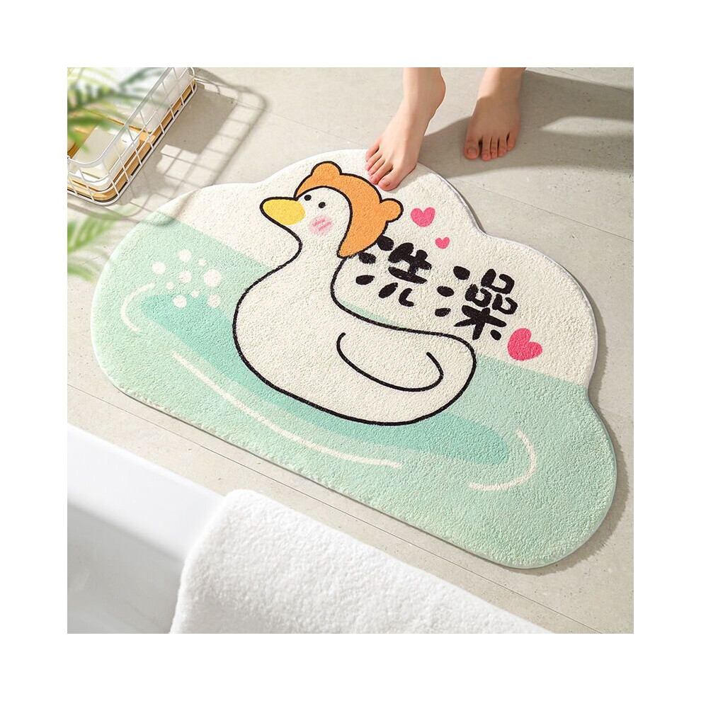 (BathingDuck, 50*80cm/19.7*31.5in) Floor Mat Doormat Bath Absorbent Non Anti Slip