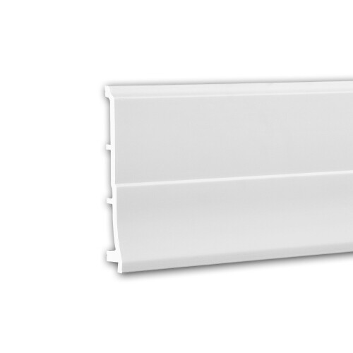 Profhome 653105 Skirting Base Moulding Baseboard Decorative Moulding 2 m