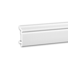Profhome 653107 Skirting Base Moulding Baseboard Decorative Moulding 2 m