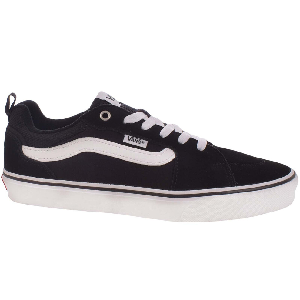 Vans Mens Filmore Low Top Lace Up Sneakers Trainers - Black/White - 9.5 UK