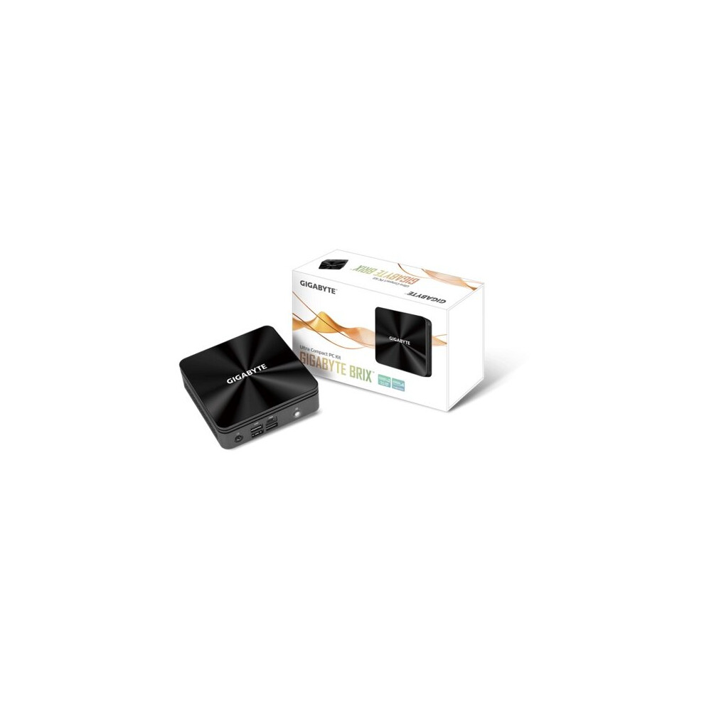 Gigabyte BRIX GB-BRi3-10110 (rev. 1.0) - Barebone - Ultra Compact PC Kit - 1 x Core i3 10110U / 2.1 GHz - RAM 0 GB - UHD