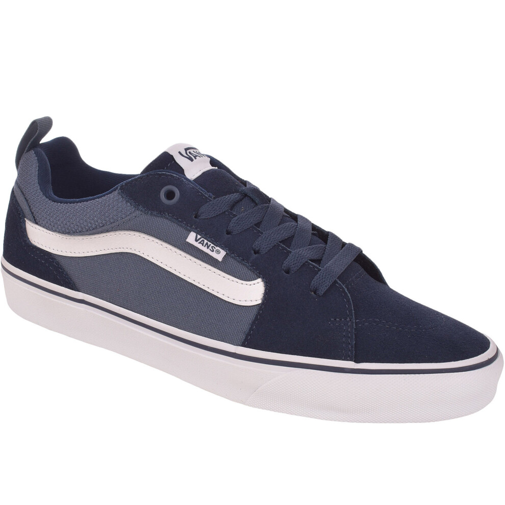 (12 UK, Dress Blue) Vans Mens Filmore Suede Canvas Low Casual Trainers Sneakers - Dress Blue