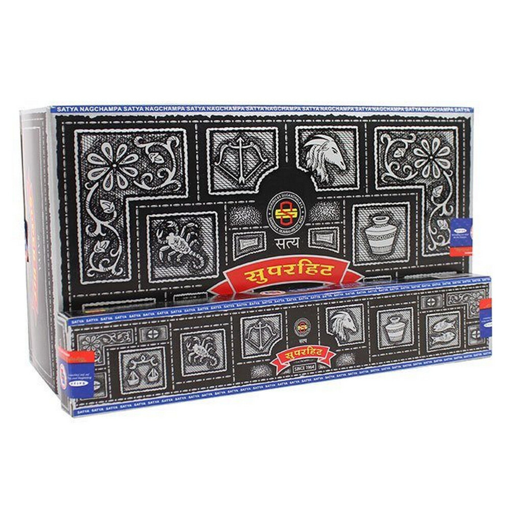 Satya Super Hit Incense Sticks (Box Of 12 Packs)