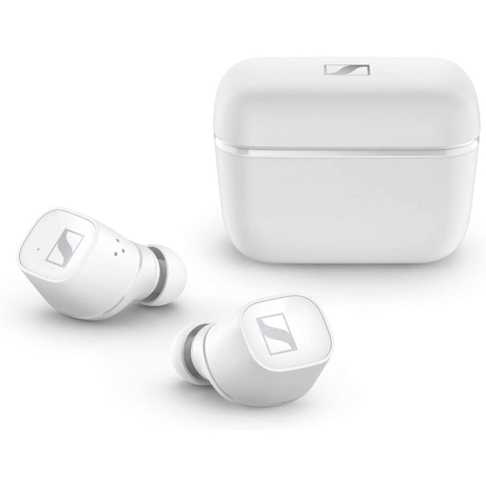 (White) Sennheiser CX 400BT True Wireless Earbuds Bluetooth In-Ear Headphones