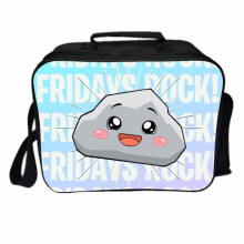 (05) Lankybox Lunch Bag Cartoon Insulated Keep Cold Picnic
