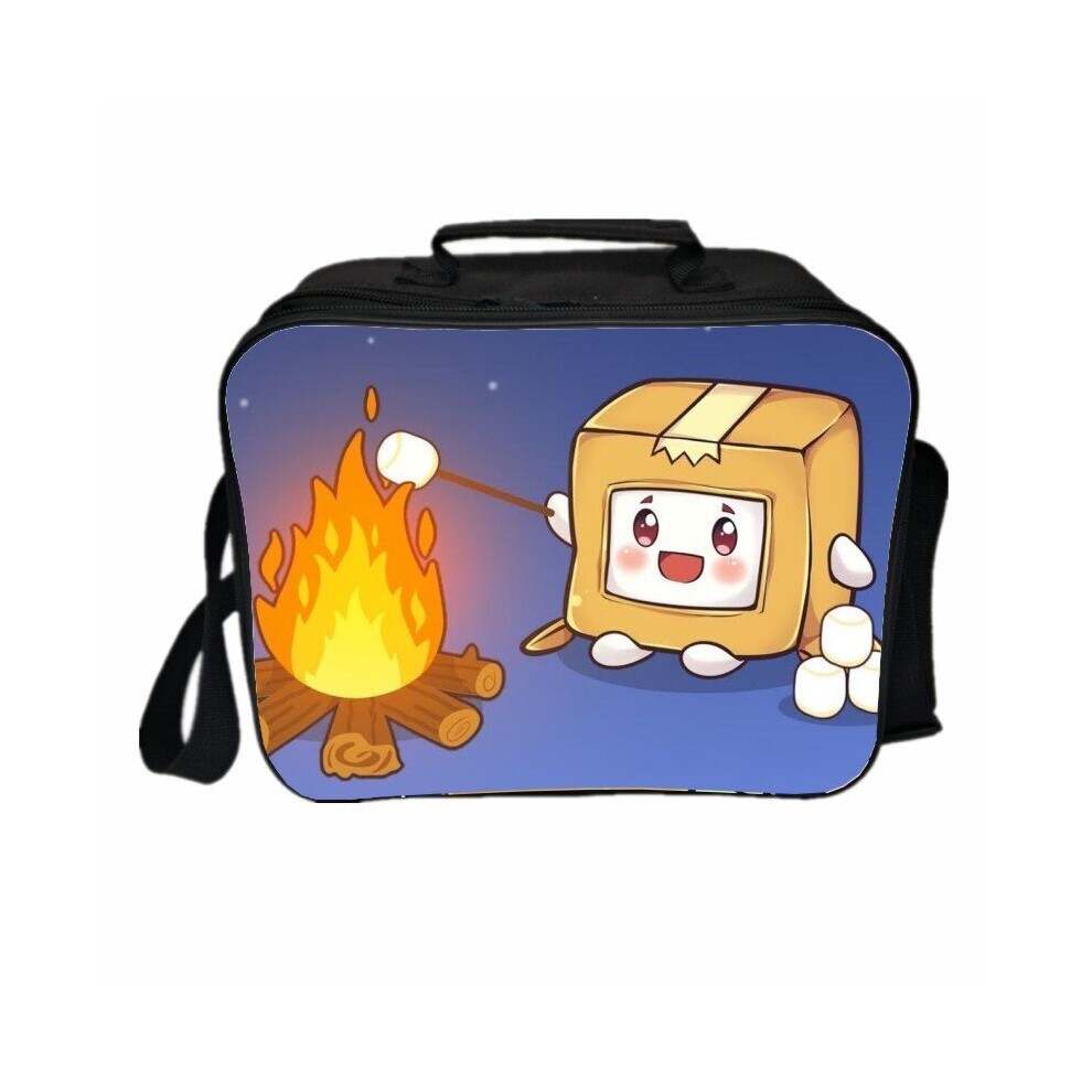 (07) Lankybox Lunch Bag Kid Cartoon Insulated Outdoor