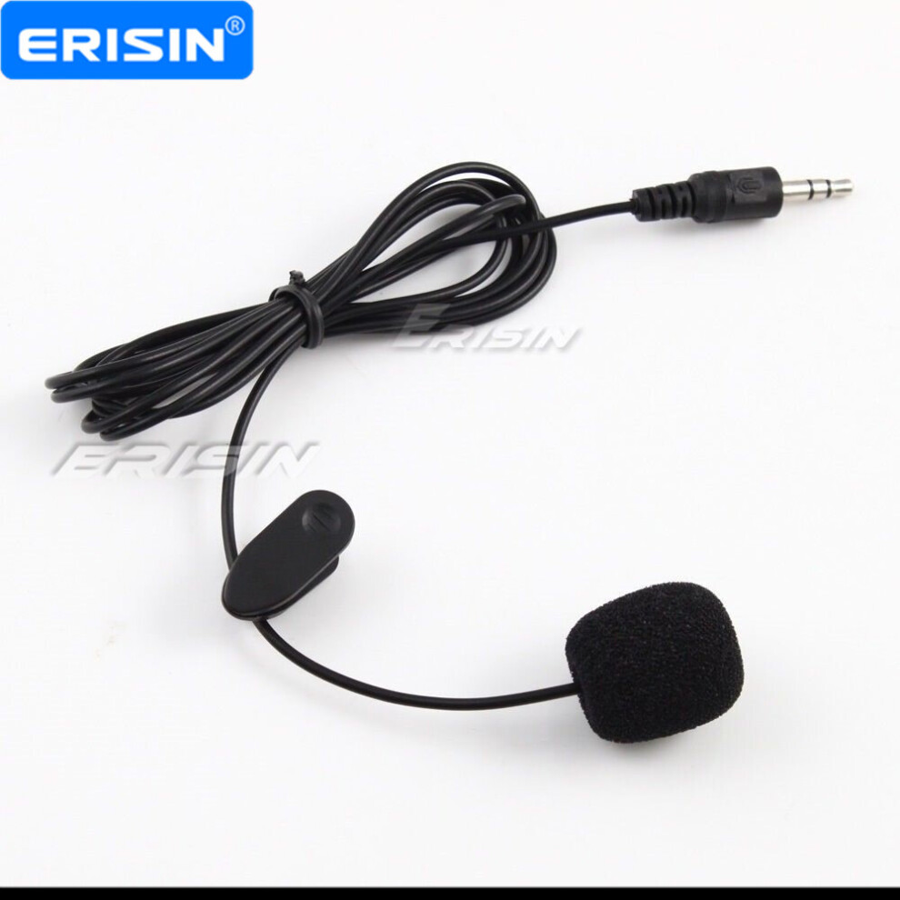 Mini 3.5mm External Microphone For Bluetooth Device Car Stereo 1.5M