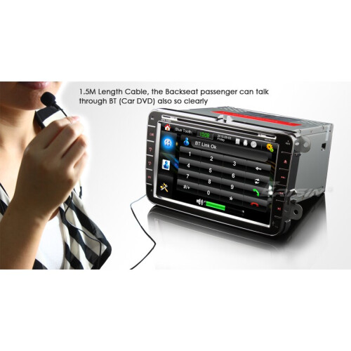 Mini 3.5mm External Microphone For Bluetooth Device Car Stereo 1.5M 2