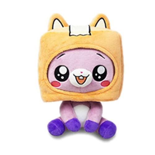 (BOXY, 18cm/7.1in) Lankybox Plush Toy BOXY FOXY ROCKY Game Figure on OnBuy