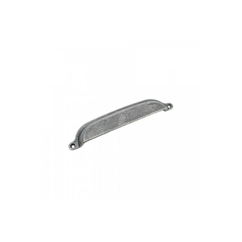 Strategic Brands 84864 6 In. Distressed Pewter Riverstone Cabinet Cup Pull 803055848647