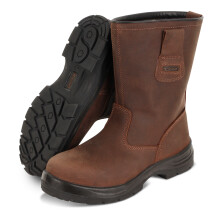 (6) Click Traders Brown Leather Safety Rigger CTF48