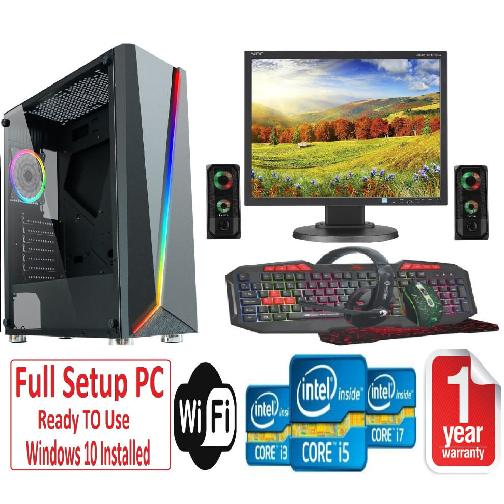 Computek Fast Gaming Pc Bundle+Speaker - I7 16Gb Ram 1Tb Gt730 2Gb C1007