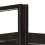 VidaXL vidaXL Solid Mango Wood 3-Tier Bookcase Black 90x30x80 cm Book Rack Bookshelf 3