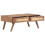 VidaXL vidaXL Solid Mango Wood Coffee Table 100x60x40 cm Couch Side Living Room Table 5